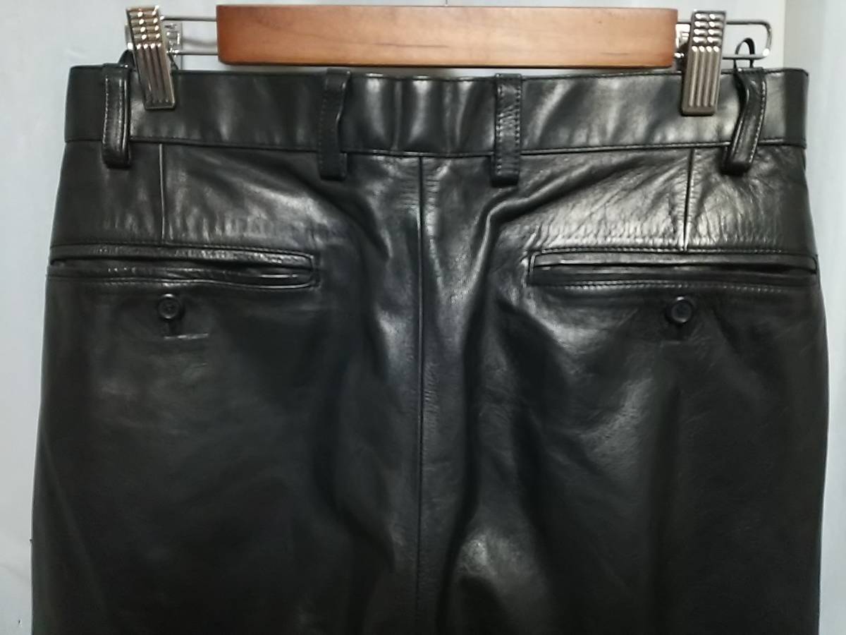 Wind Armor ウィンドアーマー レザーパンツ ボトム ブラック サイズ85 中古