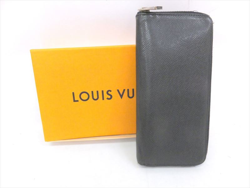 1円☆中古品【ヴィトン】タイガ ジッピーウォレット ヴェルティカル  