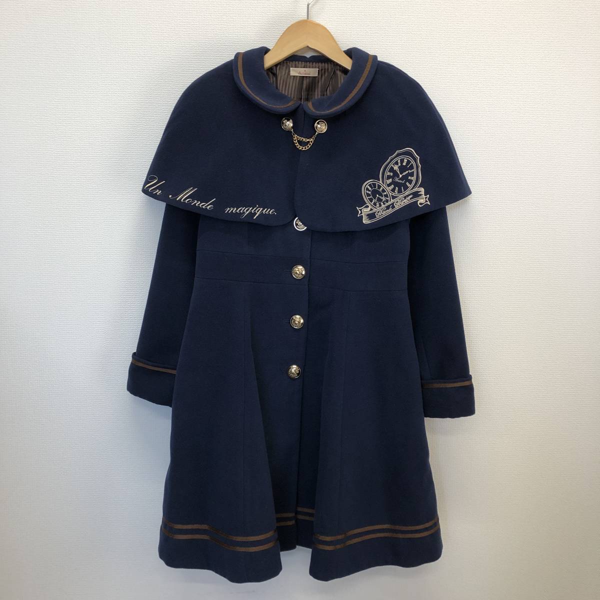 超希少 M.&KYOKO 幾何学的 マルチカラー ニットコート サトウ繊維エム