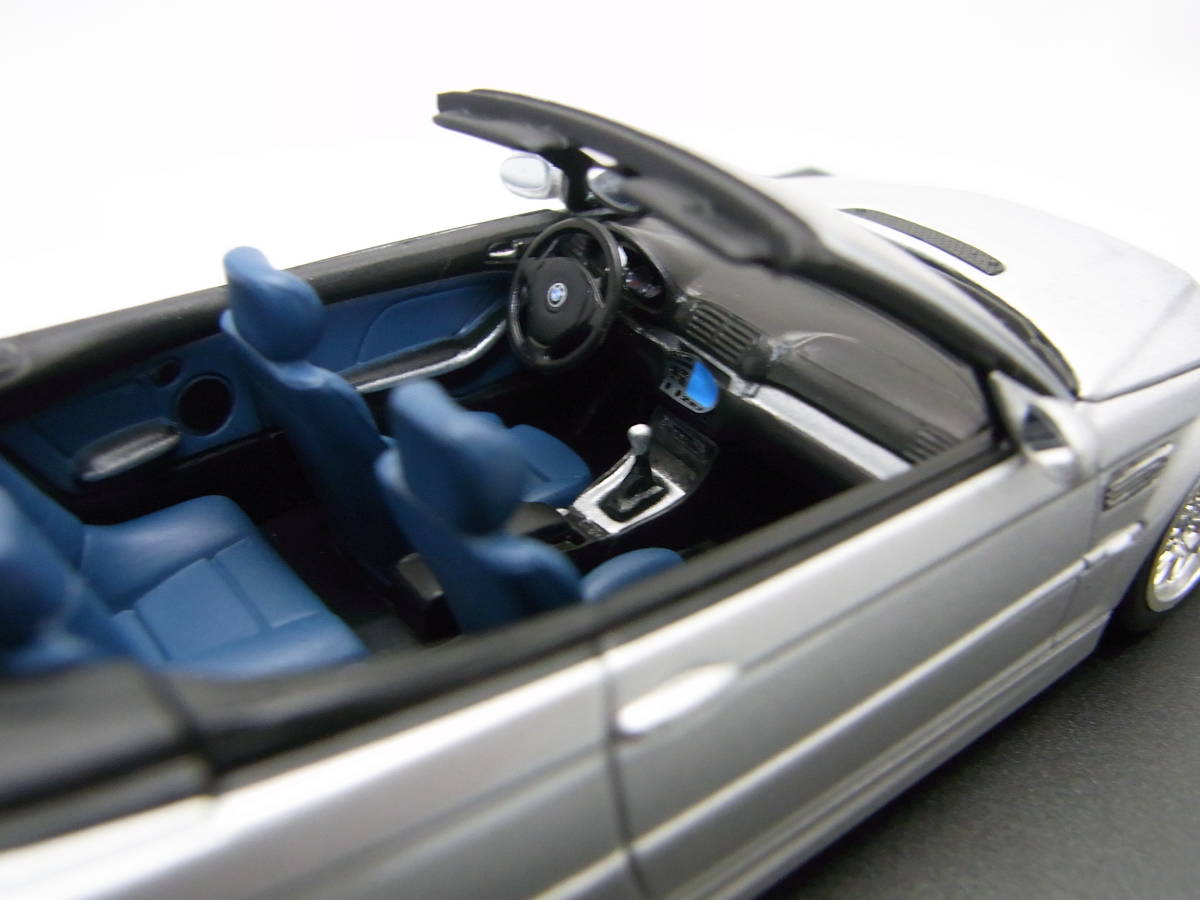 ☆1円~ディーラー特注!☆BMW M3 Cabrio/Convertible Silver 1/43【E46 ☆1円~ディーラー特注!☆BMW M3 Cabrio/Convertible Silver 1/43【E46