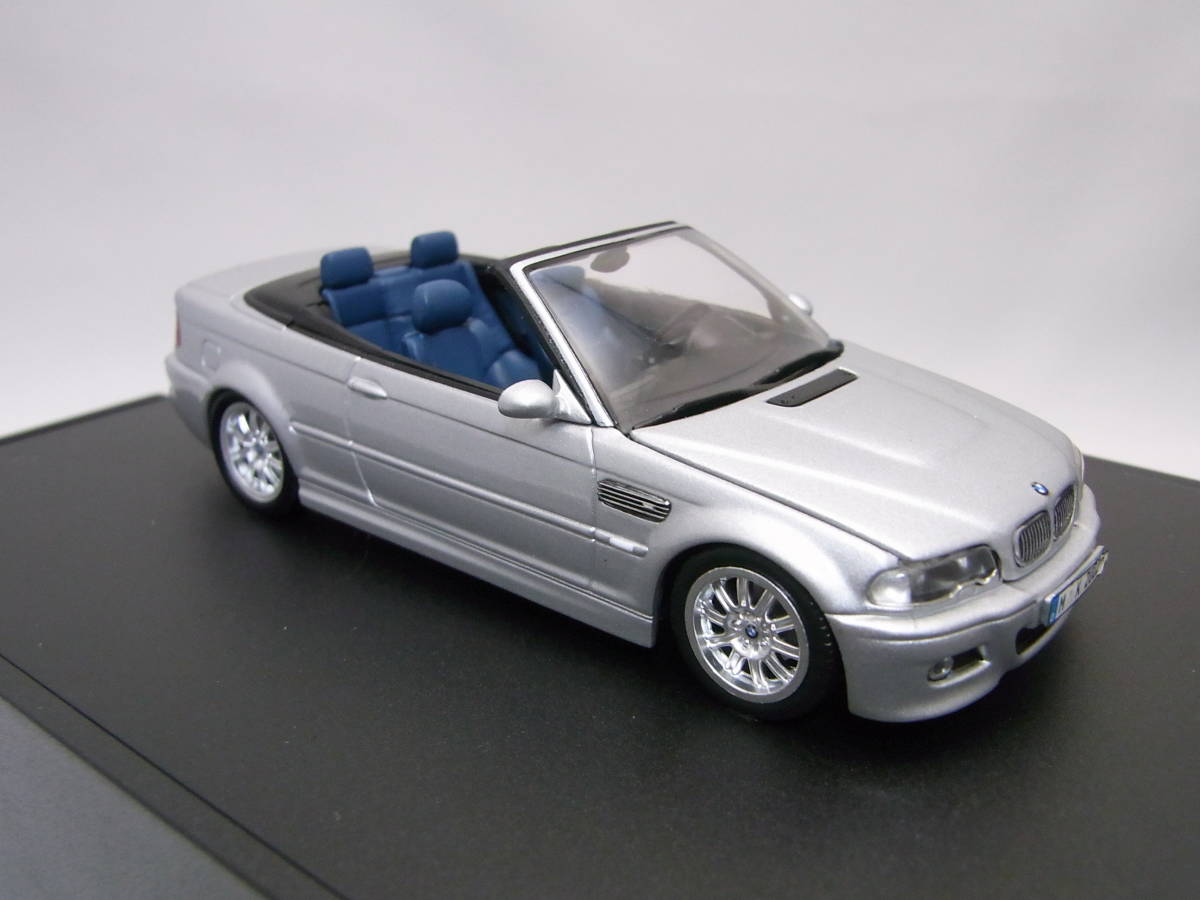 ☆1円～ディーラー特注!☆BMW M3 Cabrio/Convertible Silver 1/43【E46