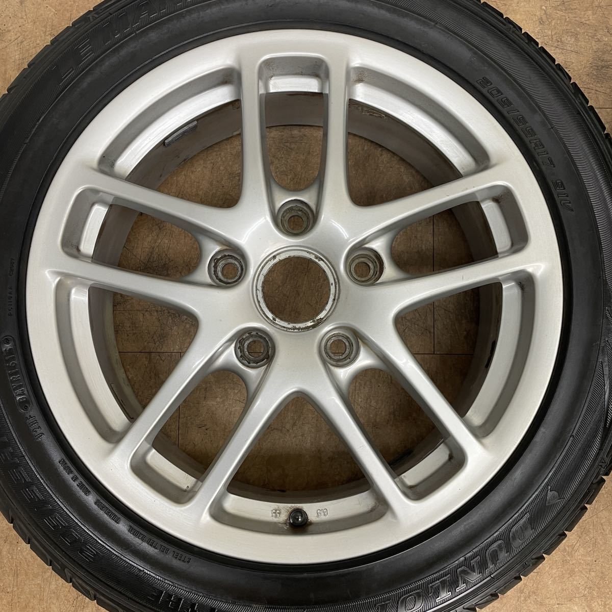 ポルシェ 987 ケイマン 純正 ホイール4本 送料無料！ポルシェ 987 ケイマン 純正 17インチ 6.5J +55 8J +40