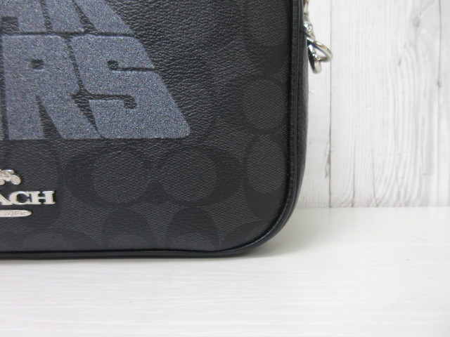 未使用展示品 COACH コーチ × スターウォーズ コラボ シグネチャー 