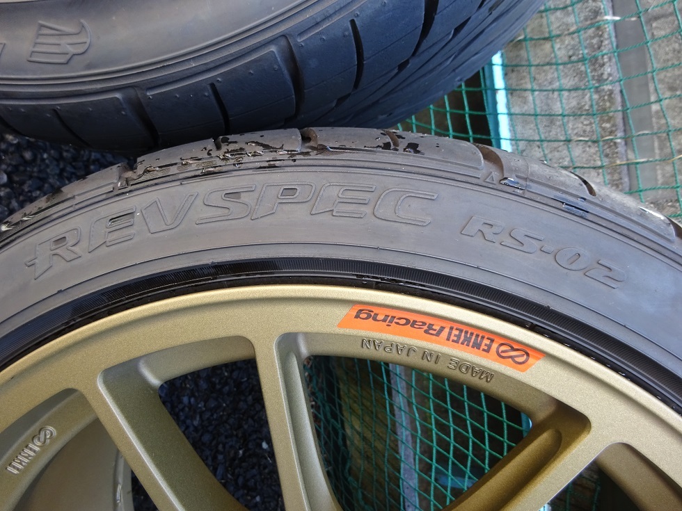 かなりきれい GT-Rサイズ ENKEI GTC01RR 18×9.5J+22 チタニウム