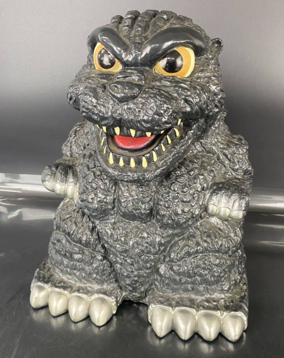 B) ユタカ 1994 GODZILLA ゴジラ 貯金箱 coin bank フィギュア 置物 
