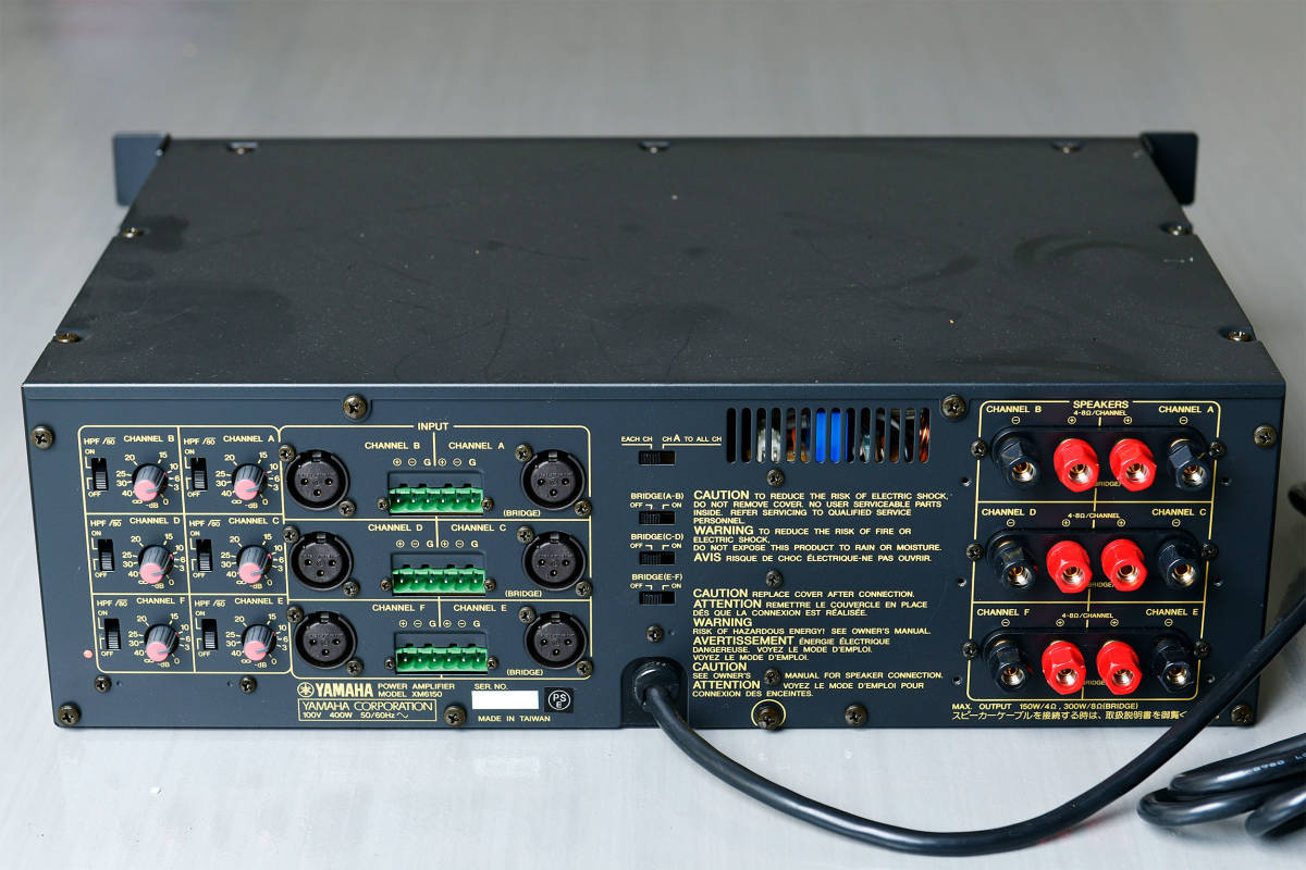 XM6150 ヤマハ パワーアンプ 楽器、器材 Yamaha 0 【中古】ヤマハ