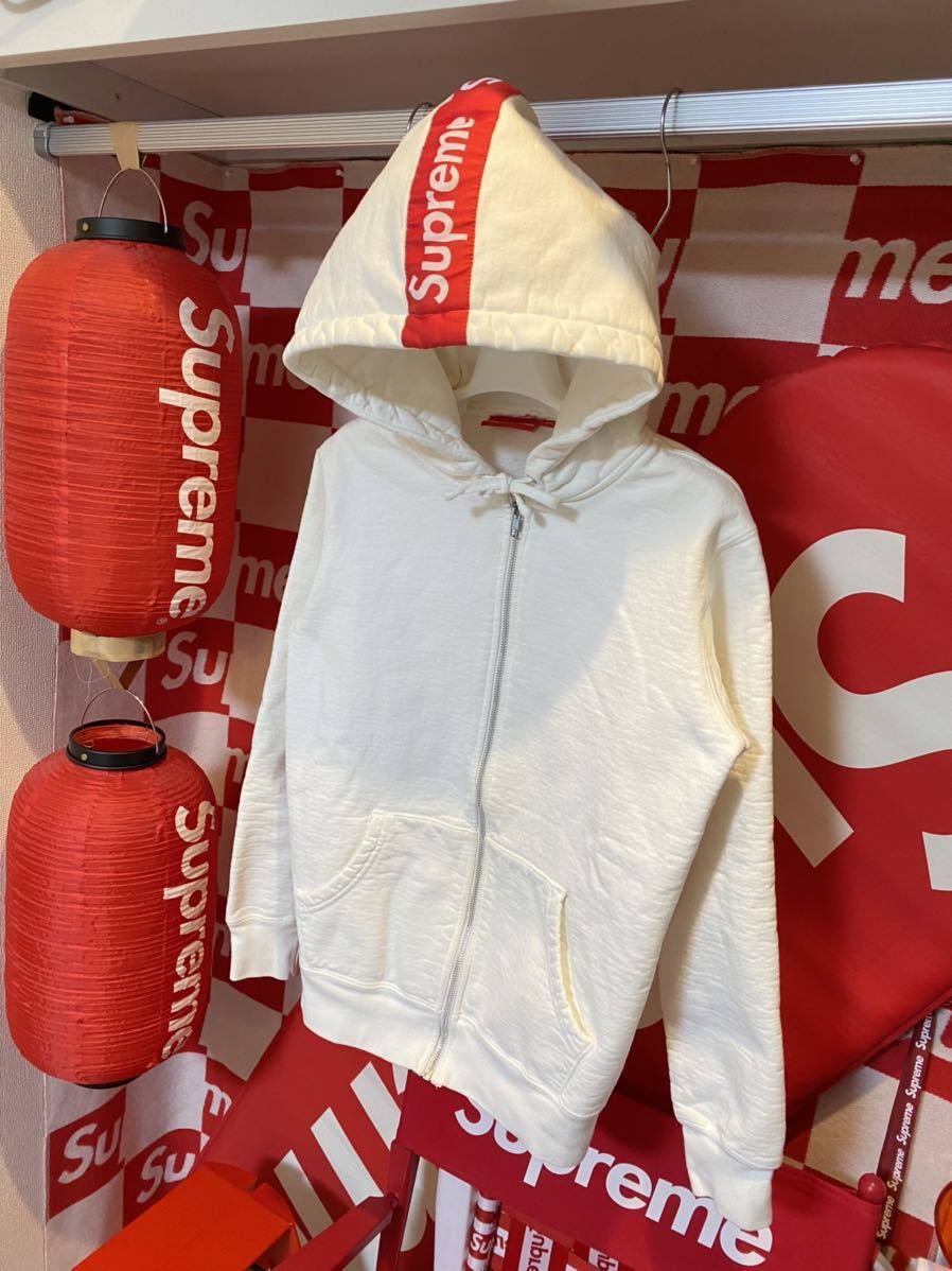☆希少☆超激レア☆Supreme Logo Tape Zip Up フードテープロゴジップ 