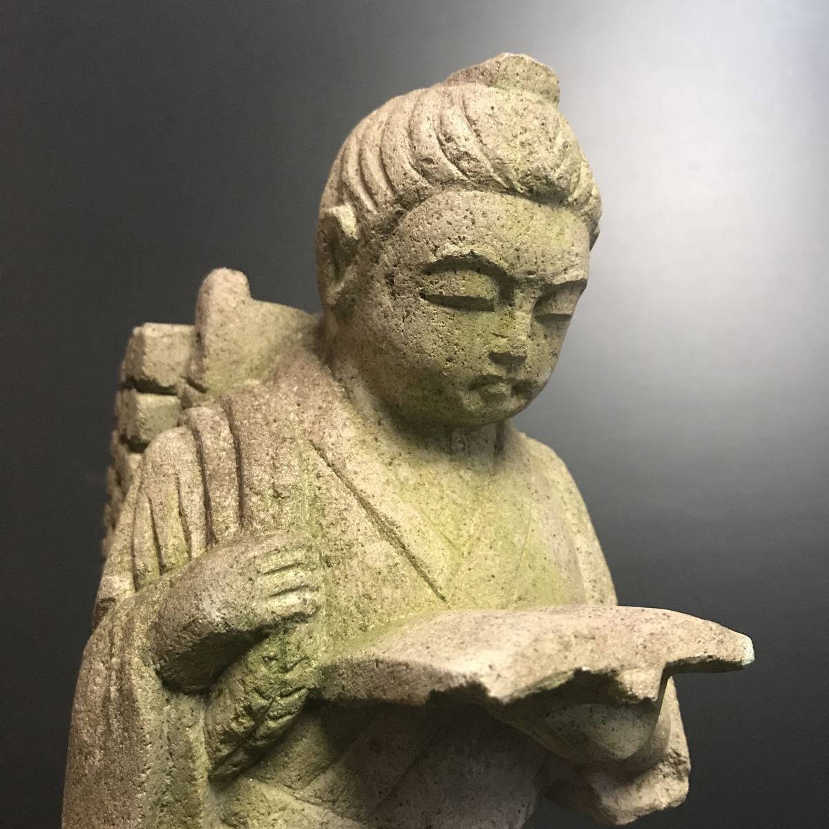 By579 二宮金次郎像 コンクリート セメント像 重さ約5 2kg ガーデンオーナメント 骨董 庭園 インテリア 玄関 オブジェ その他 売買されたオークション情報 Yahooの商品情報をアーカイブ公開 オークファン Aucfan Com