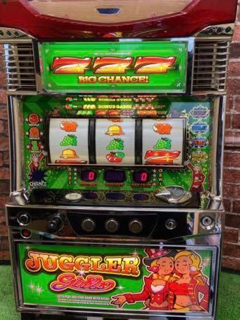 実機 パチスロ 北電子 スロット ジャグラーガール ジャグラーガールズ 