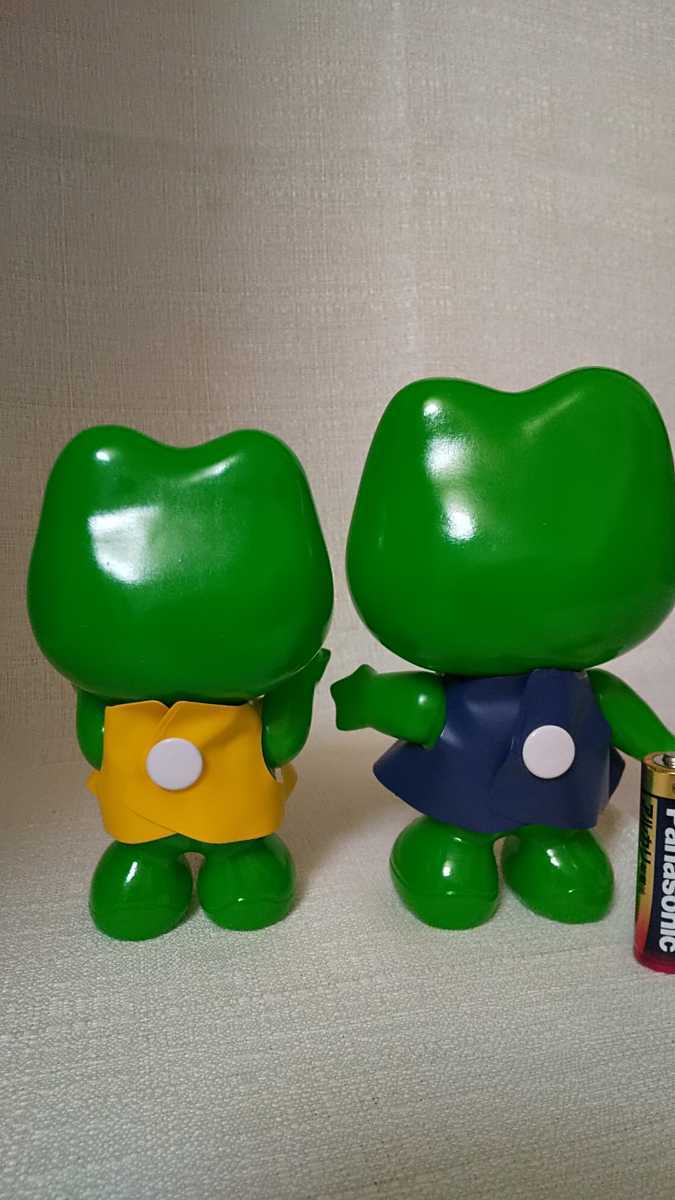 サトちゃん ケロちゃん ソフビ人形 2体セット 昭和レトロ ノベルティ