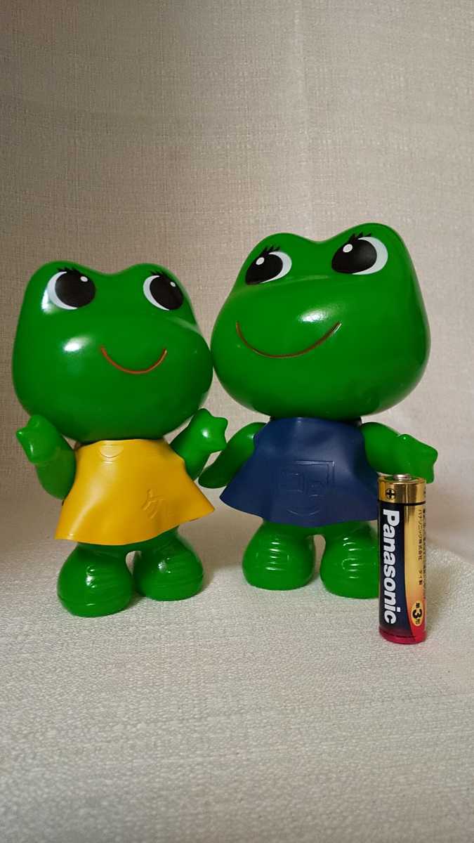 サトちゃん ケロちゃん ソフビ人形 2体セット 昭和レトロ ノベルティ