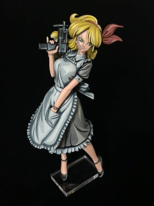 塗装済み ドラゴンボールリペイントフィギュア二次元彩色ランチ金髪  