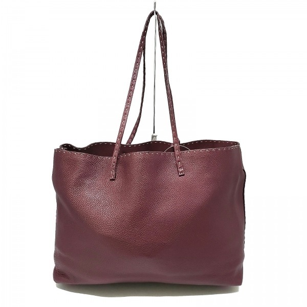 フェンディ FENDI トートバッグ 8BH126 セレリア ローマンレザー