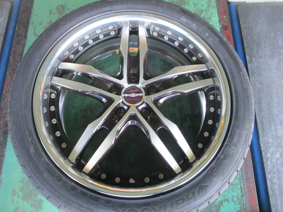 中古+未使用】シャレン XF-55 19x7.5J 5H 114.3 +50 4本 1台分 225 