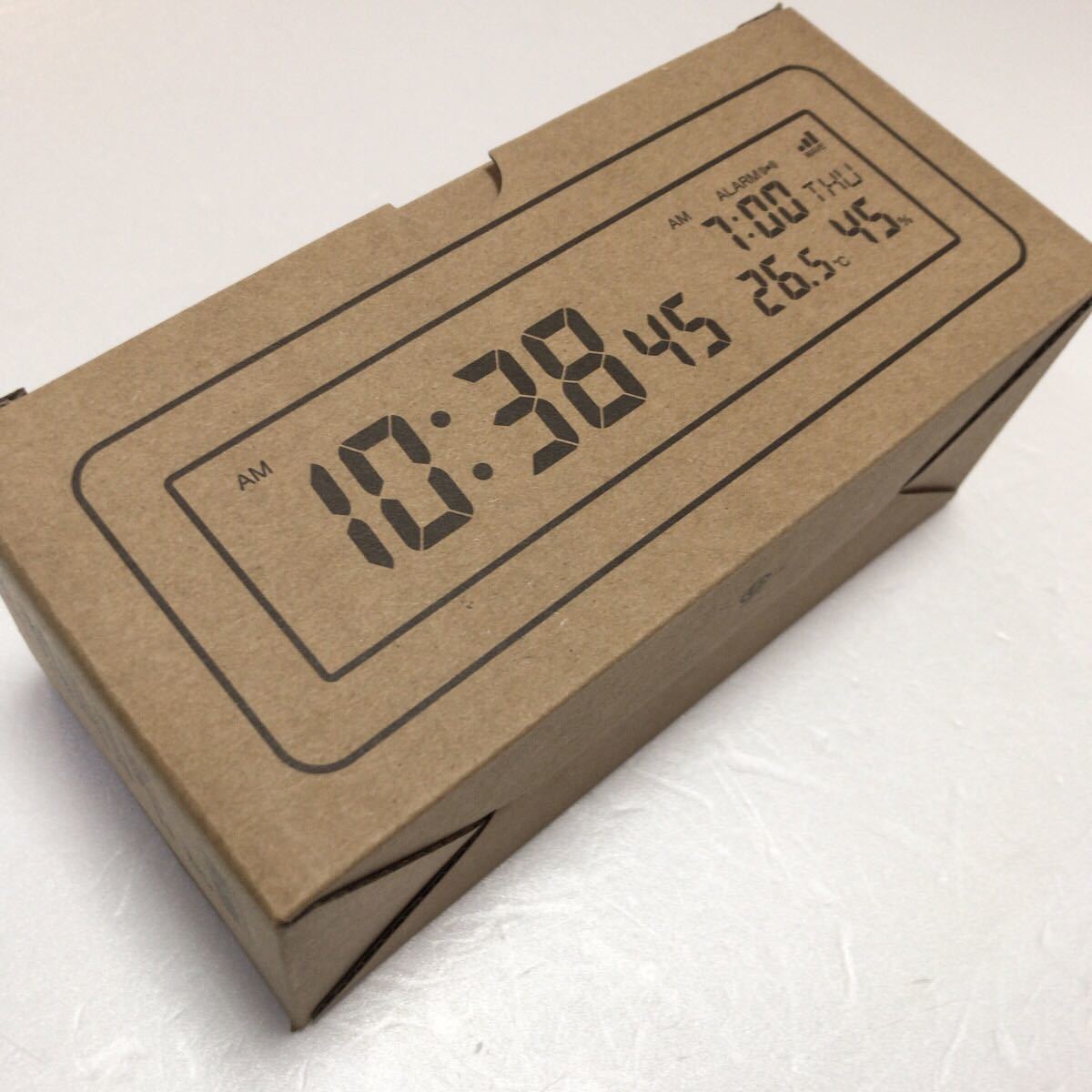 無印良品 デジタル電波時計 ホワイト MJ-RDCLA(W)1 電波時計 MUJI 