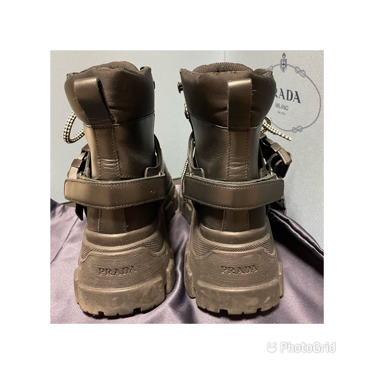 PRADA プラダ ハイカットスニーカー /ショートブーツ レディース 36 