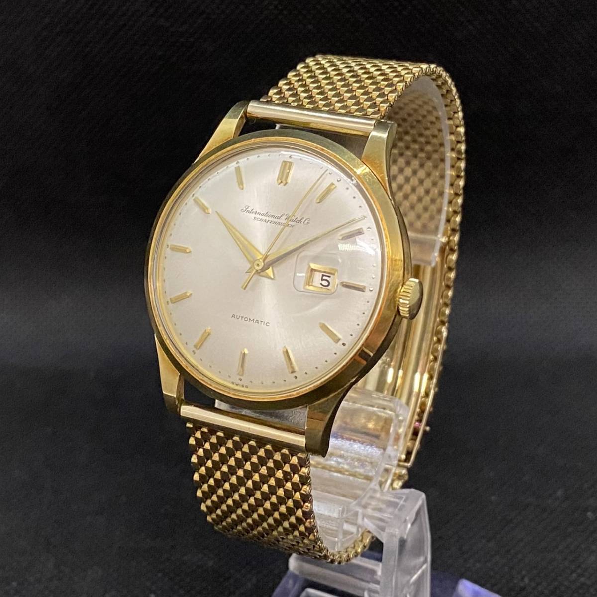 激シブ！☆IWC シャウハウゼン Cal.8531 K18 時計☆極美品 稼働品 自動 