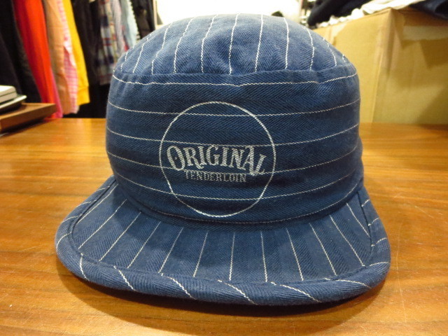 HOT，新作 TENDERLOIN テンダーロイン サークルロゴ ボーダーキャップ CAP 帽子 indigo インディゴ 青 M(その他)｜売買されたオークション情報、yahooの商品情報をアーカイブ公開 - オークファン その他