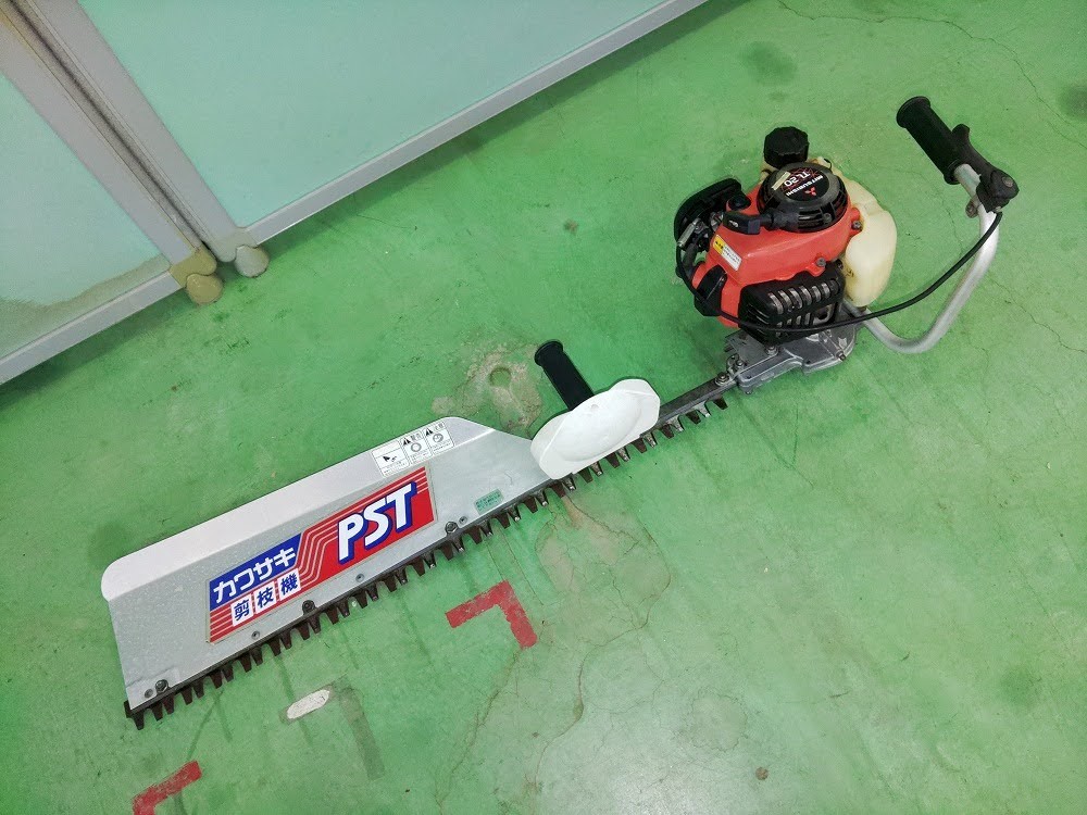 ▽【H-8385】中古品 カワサキ 剪枝機 PST-75 ヘッジトリマー【引き取り 