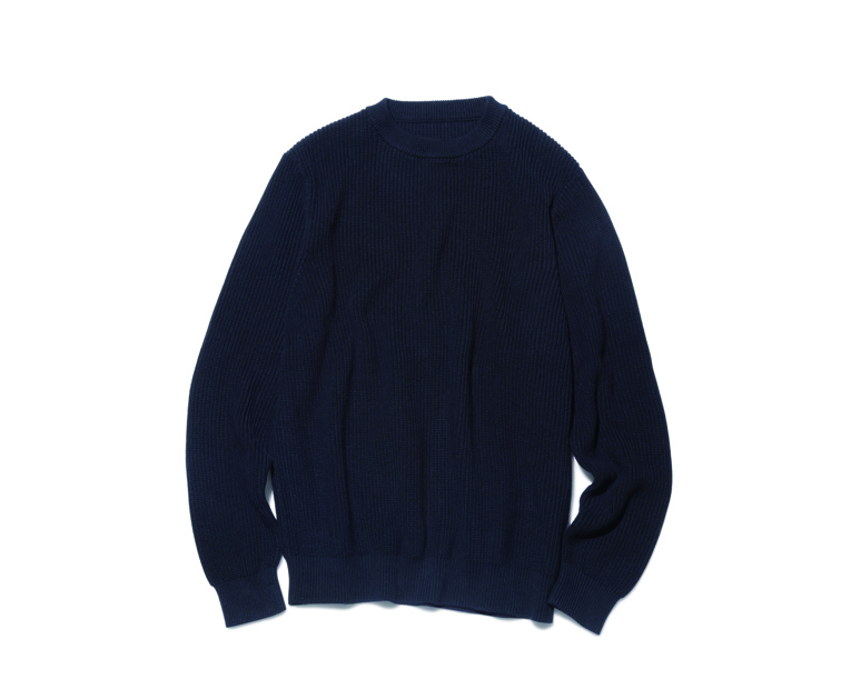 sophnet ソフネット 17SS (SOPH-170110) RIB CREW NECK KNIT リブクルーネックニット 黒 ブラック BLACK S
