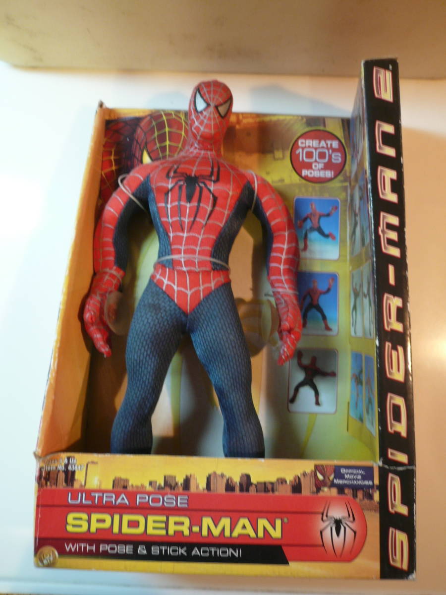 送料無料 TOY BIZ スパイダーマン(トビー・マグワイア) ウルトラポーズ