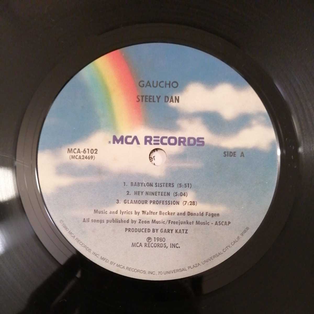 USオリジナル 両面RL Steely Dan Gaucho スティーリー・ダン ガウチョ 