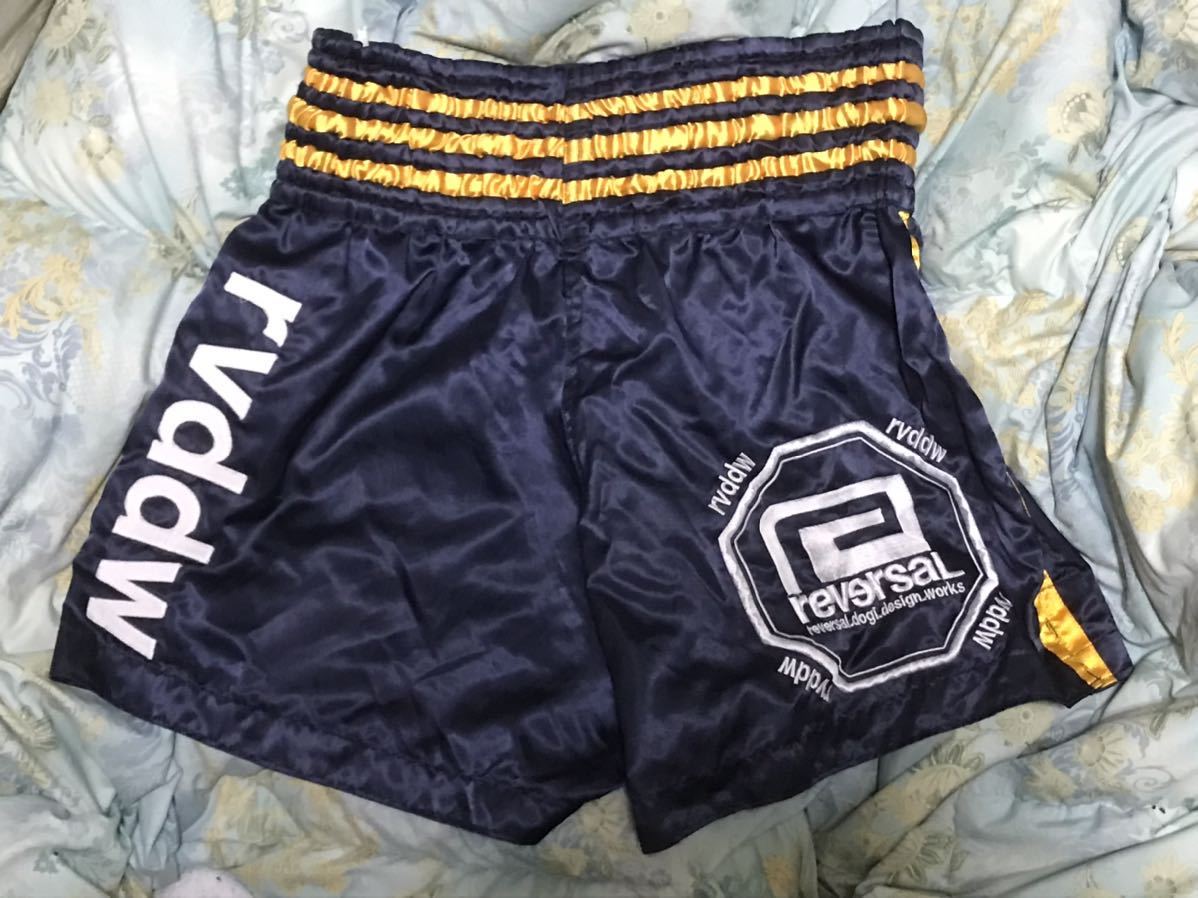 reversal（リバーサル）製キックパンツ （ネイビー）(ボクシング
