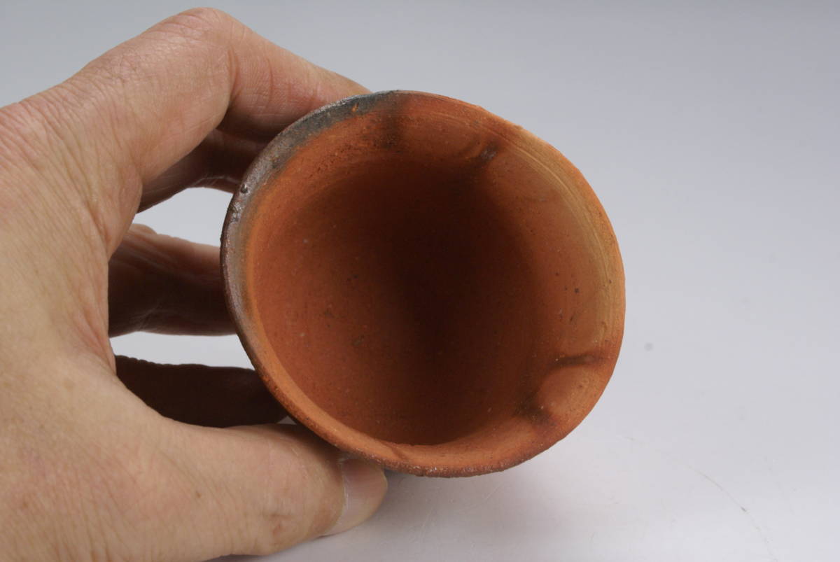 新品未使用☆備前焼 穴窯 森 青史 片口 酒器 共箱 骨董 古美術 備前 ぐい呑 共箱 ☆ 酒器 酒盃 森青史 共箱共布 備前焼 2026年