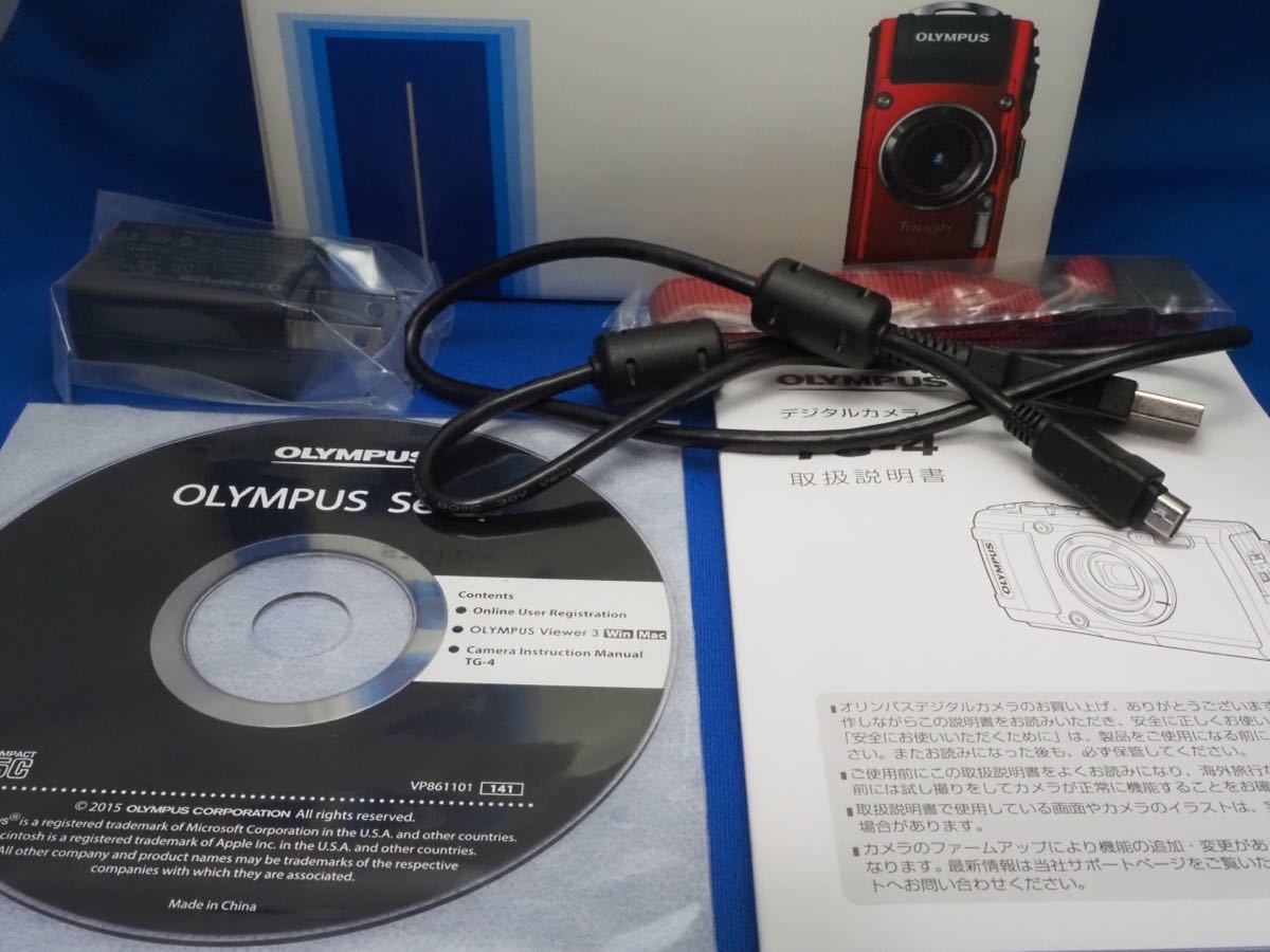 OLYMPUS STYLUS TG-4 黒+付属品 TG-4 OLYMPUS Tough [ブラック