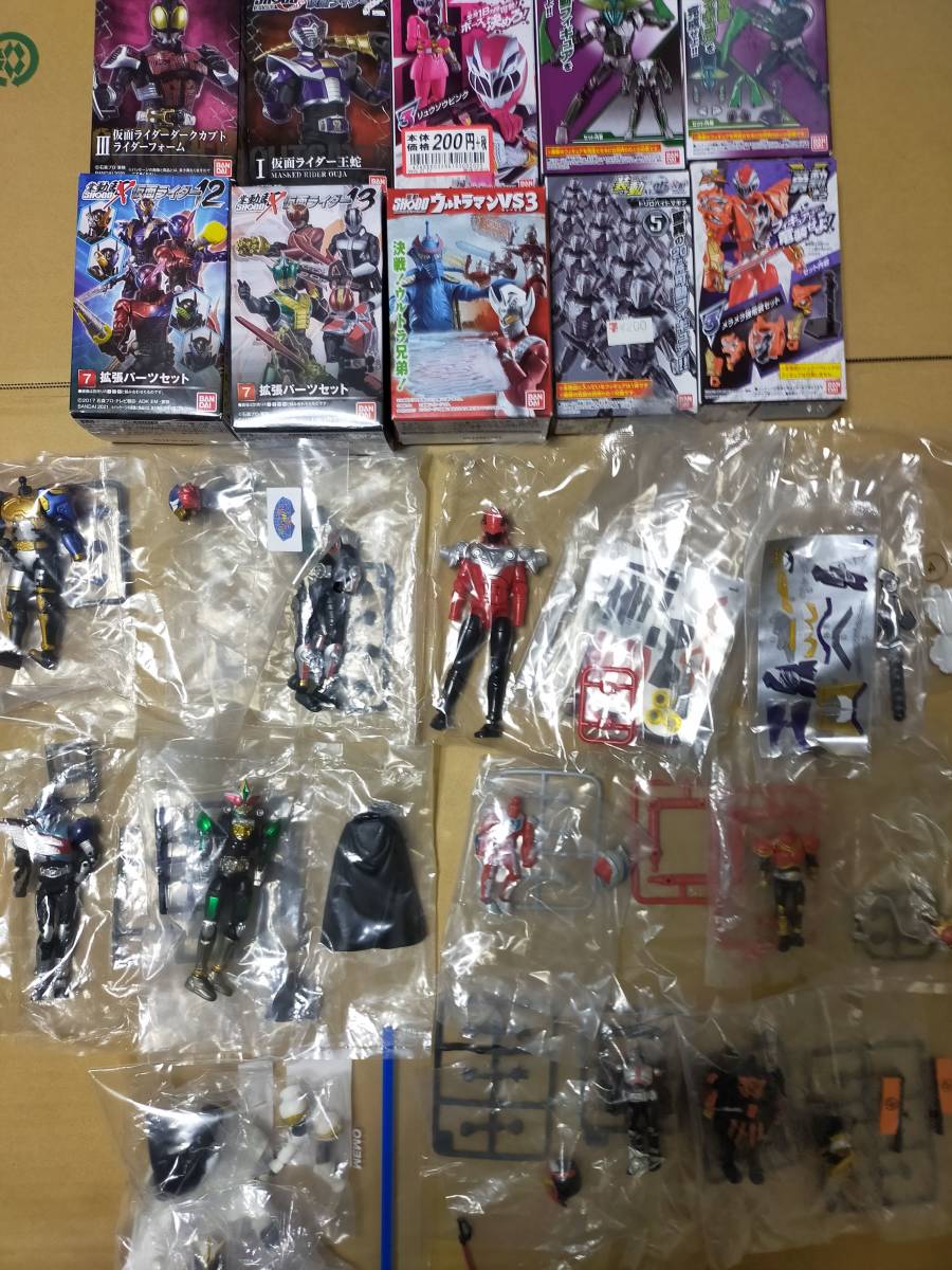 特撮 shodo 装動 MRS 等 ダークカブト 王蛇 ゾフィー クウガ 555  