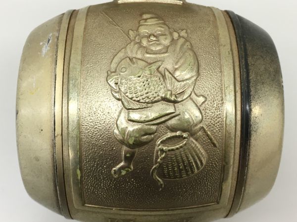 C042-H2-168 開運 福徳 打ち出の小槌 縁起物 直径18.5㎝①(銅製)｜売買