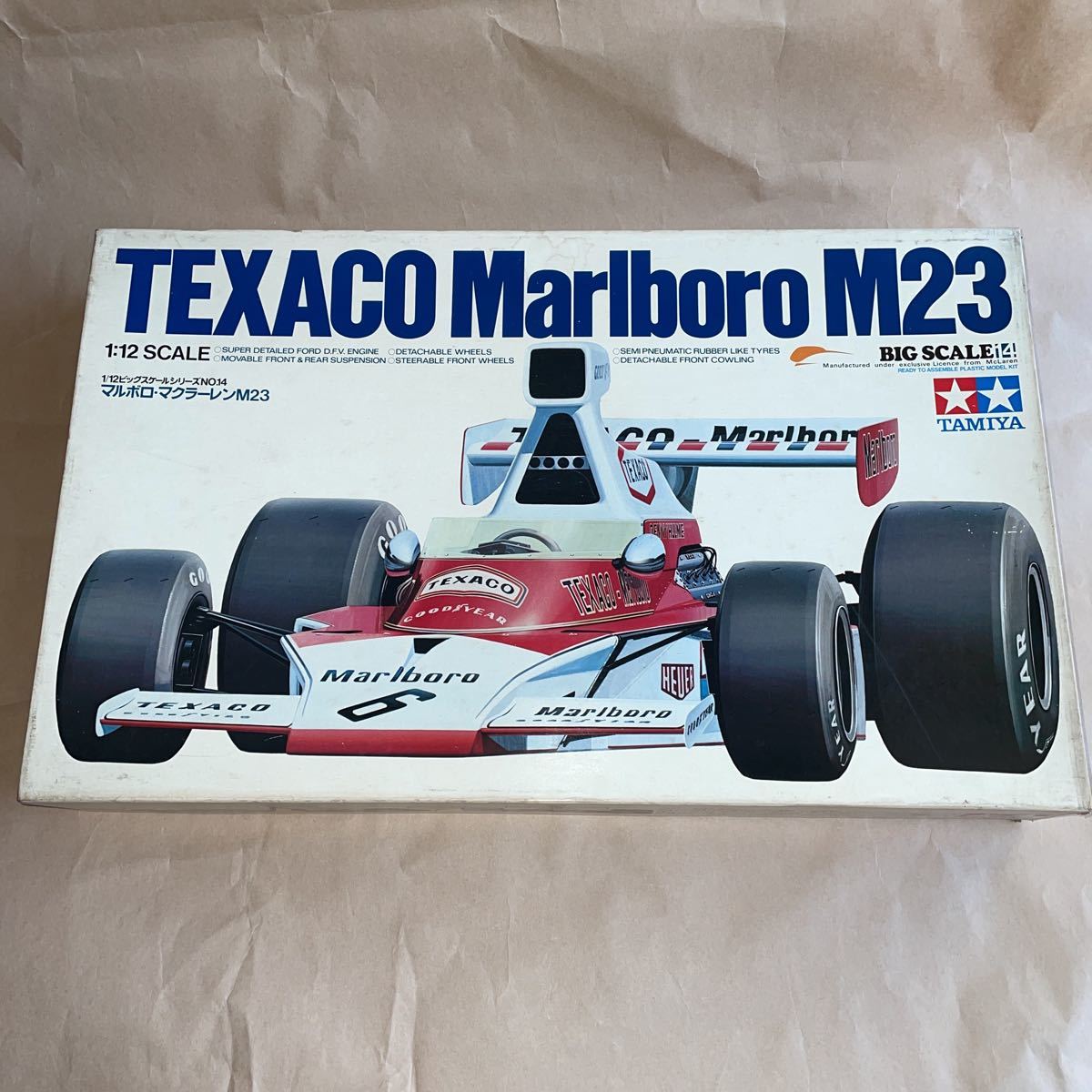 タミヤ 1/12 マルボロ・マクラーレンM23 （小鹿タミヤ） 未組み立て 