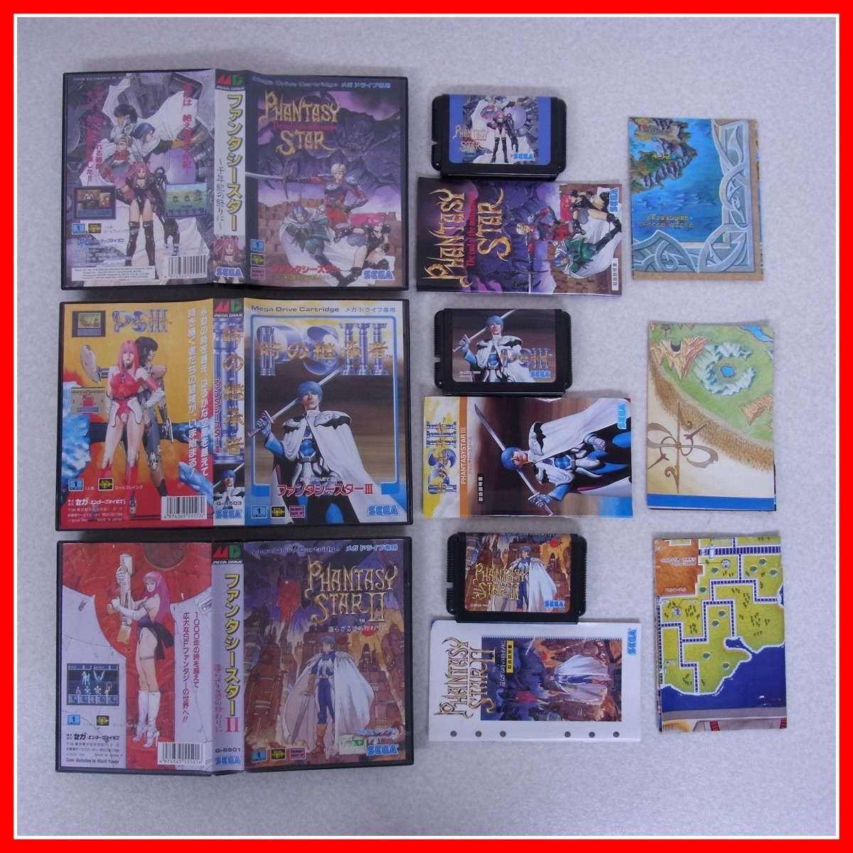 Md メガドライブ ソフト ファンタシースター Ii Iii ランドストーカー シャイニング ザ ダクネス 箱説付 5本セット 動作未確認 10 ロールプレイング 売買されたオークション情報 Yahooの商品情報をアーカイブ公開 オークファン Aucfan Com