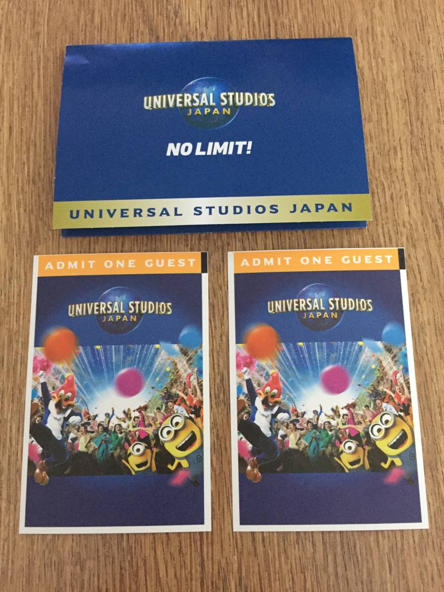 USJスタジオパスチケットペア 送料無料(ユニバーサル・スタジオ 