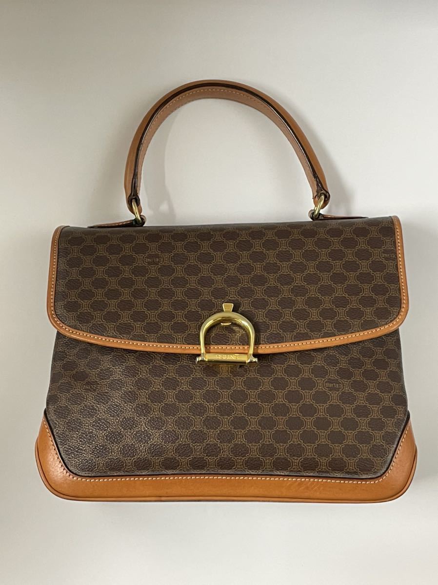 1円スタート CELINE / M11 セリーヌ オールドセリーヌ マカダム柄