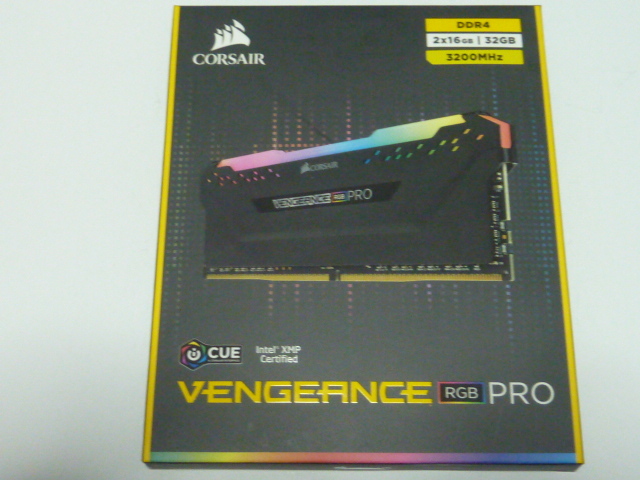 人気，SALE メモリ デスクトップ用 メモリ CORSAIR VENGEANCE RGB PRO DDR4-3200 PC4-25600 16GBx2枚 合計32GB CMW32GX4M2E3200C16 起動確認済み(その他)｜売買されたオークション情報、yahooの商品情報をアーカイブ公開 - オー DIMM
