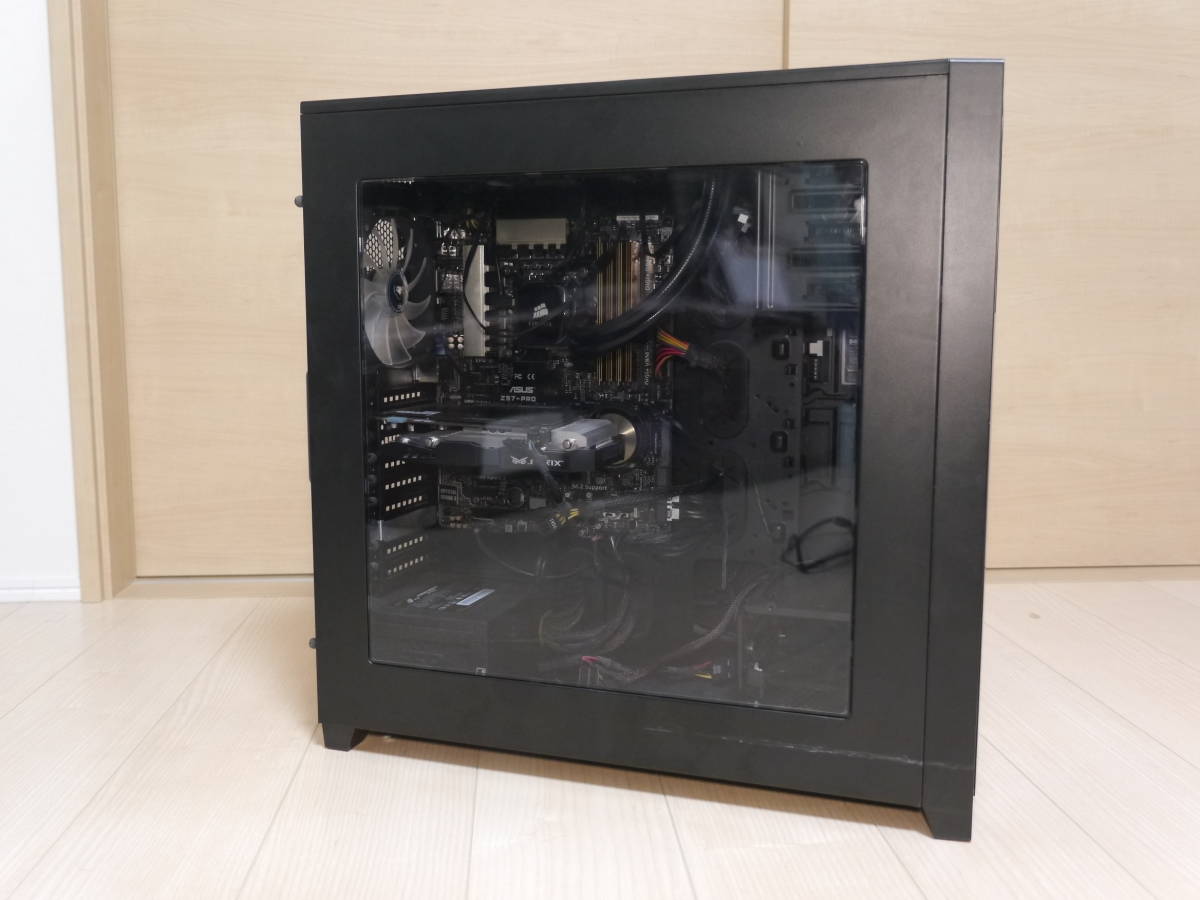 簡易水冷ゲーミングPC i7 4790k SSD