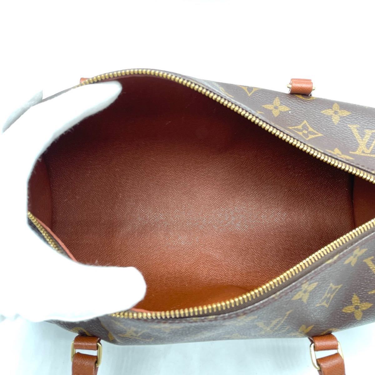 1円 極美品 LOUIS VUITTON ルイヴィトン モノグラム パピヨン30 筒型 