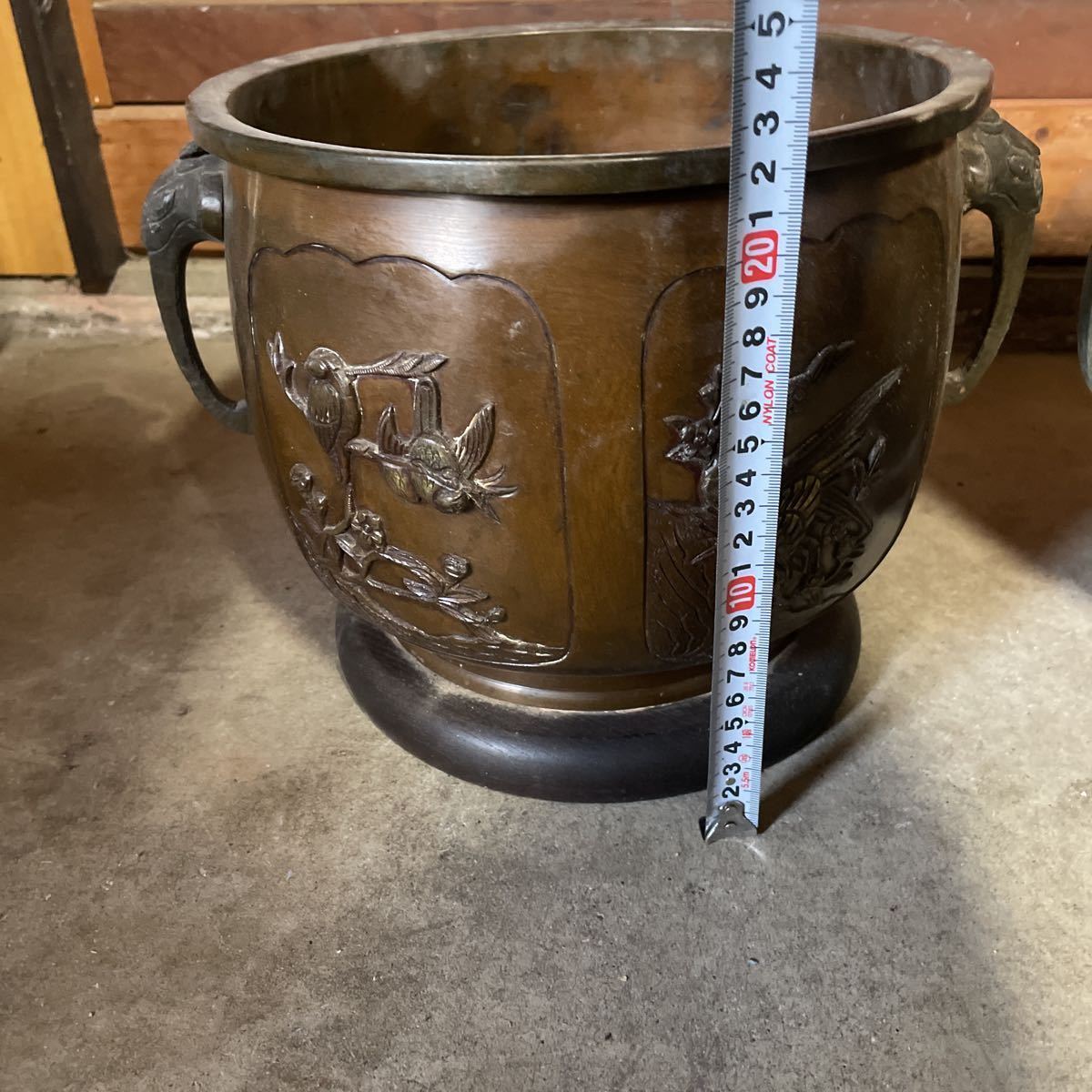 昭和レトロ】火鉢 真鍮製 銅製 2つセット 癒す 