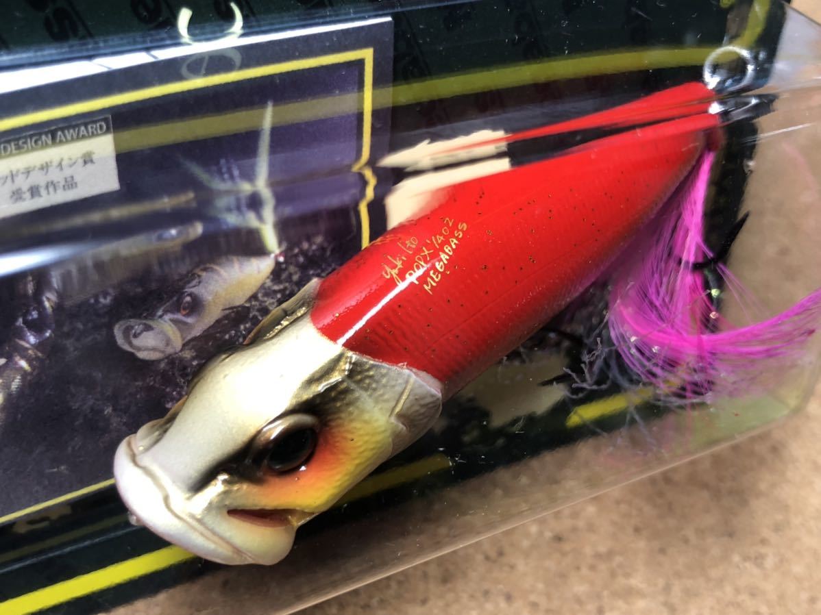縁起物②】Megabass ルアー メガバス POPX 限定カラー SP-C DARUMA RED