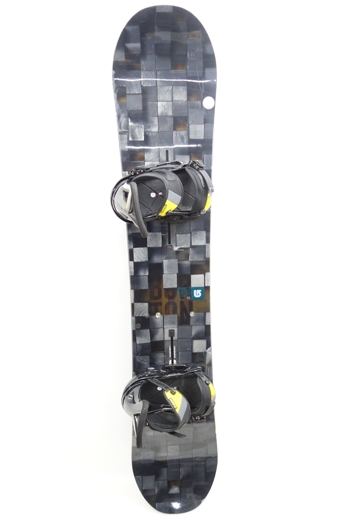 中古 13/14 BURTON PROCESS 155cm CAMBER形状 CUSTOM EST ビンディング  