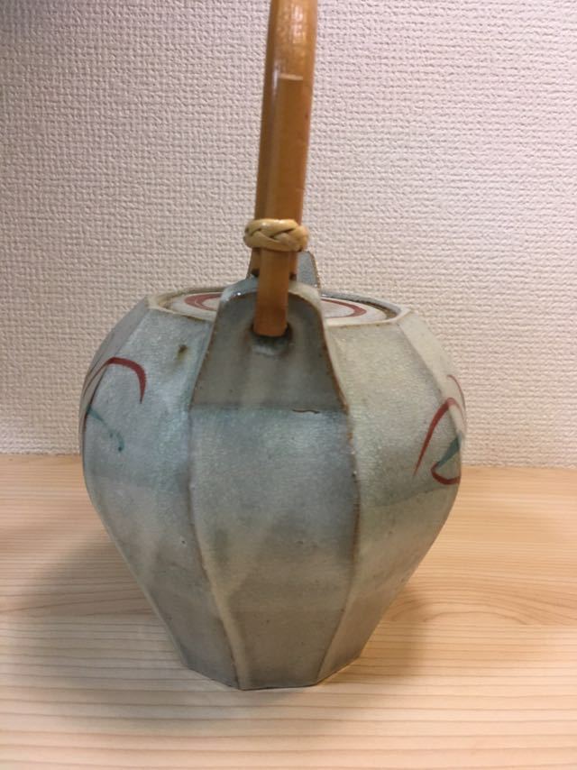 山本教行 赤絵 土瓶 （検 民藝 吉田璋也 濱田庄司 民藝 出