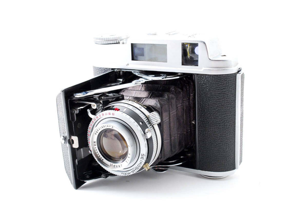 パール 小西六 Pearl Hexar Konishiroku IV Konica 中判蛇腹カメラを
