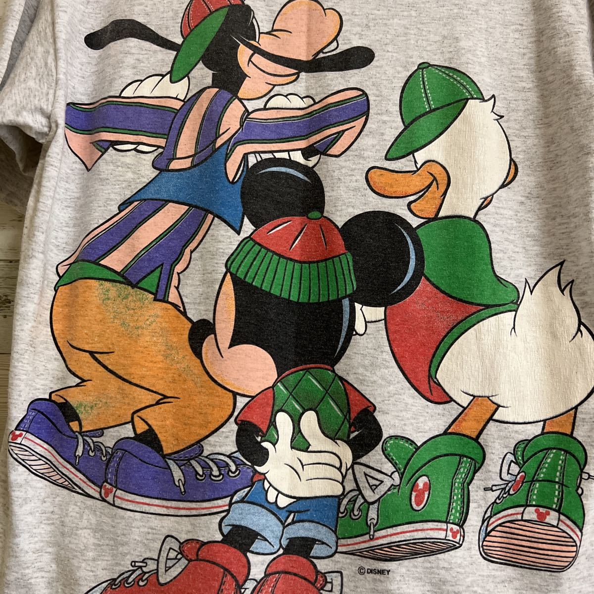 90s USA製 MICKEY UNLIMITED DISNEY ディズニー ミッキー ドナルド  