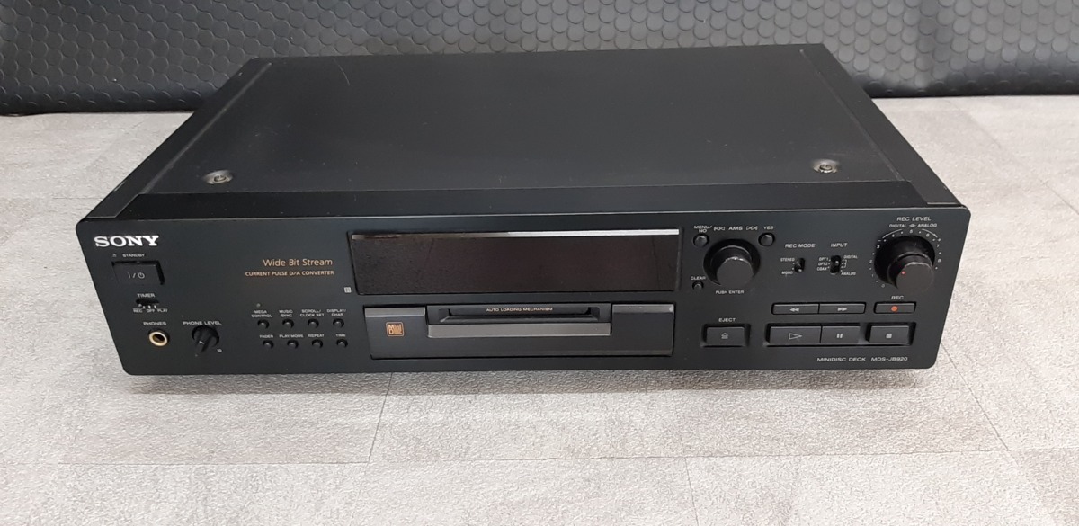 ◇ SONY ソニー MDS-JB920 MDプレーヤー 中古 現状品 230709M5284 SONY