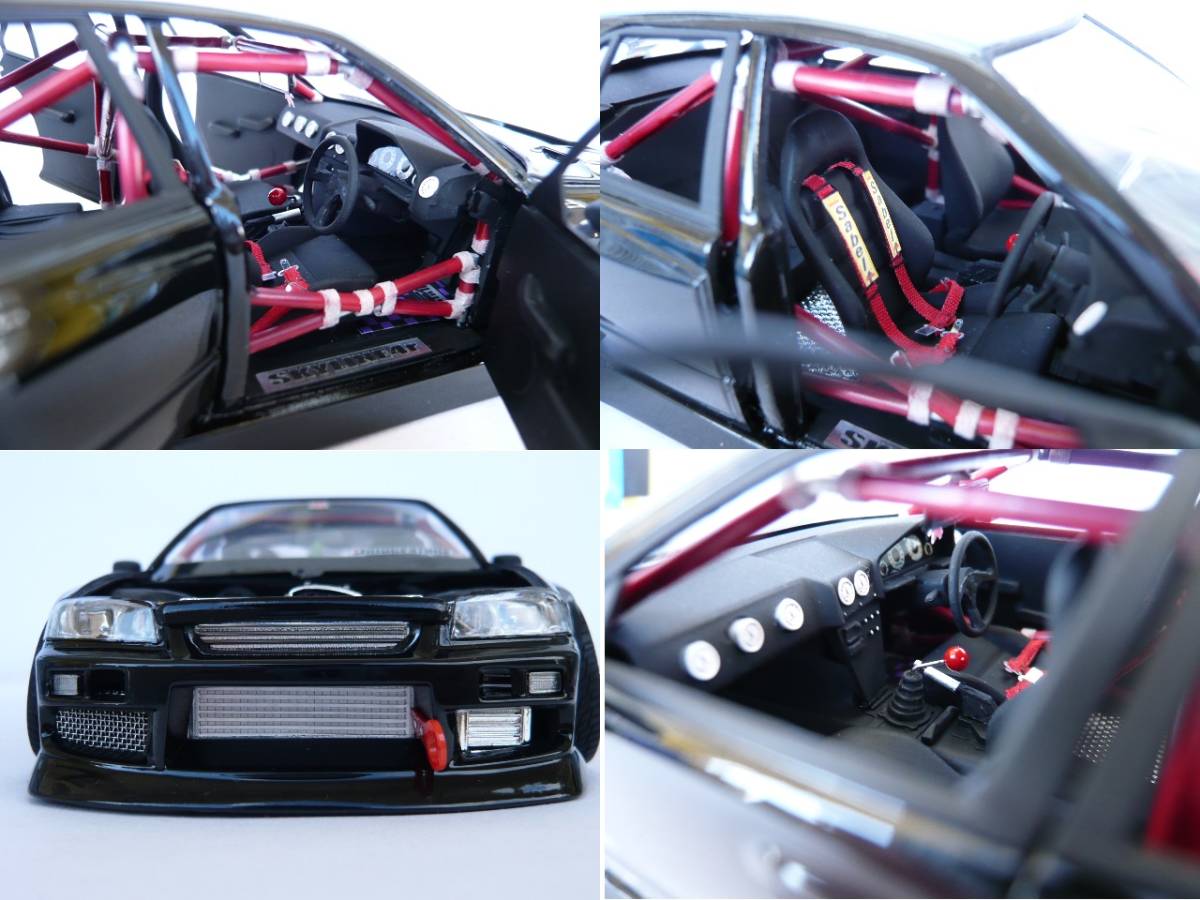 1⁄24 アオシマ スカイライン R34 GT-R 完成品