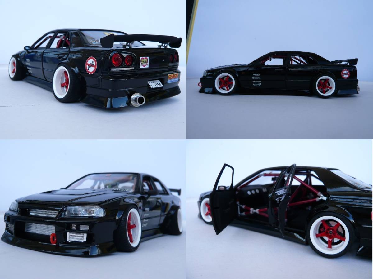 1⁄24 アオシマ スカイライン R34 GT-R 完成品