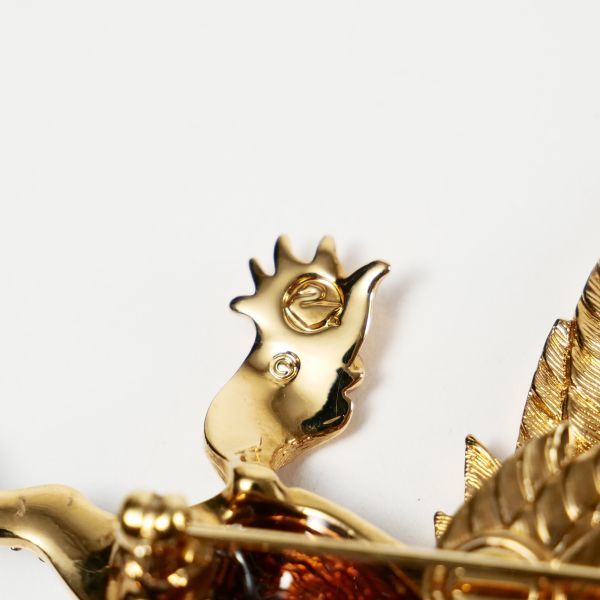 スワロフスキー ペガサス クリスタルブローチ