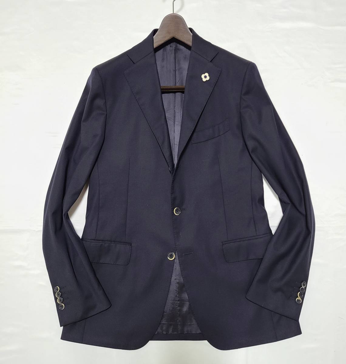 LARDINI ラルディーニ ネイビー スーツ ウール セットアップ