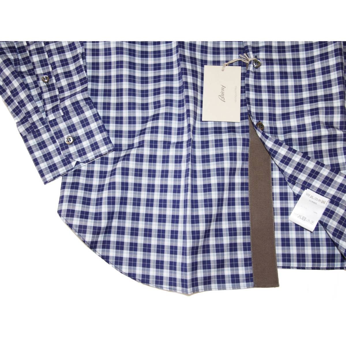 12万 新品☆ブリオーニ【グログラン前立て】Ventiquatro☆パープル 
